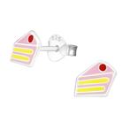 Boucles d'oreilles pour enfants gâteau morceau de gâteau en, Enlèvement ou Envoi, Neuf, Boucles d'oreilles