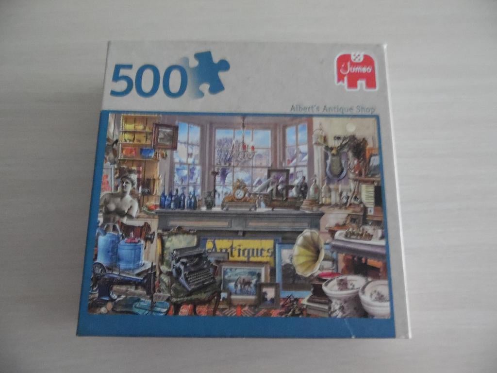 PUZZLE     ALBERT'S    ANTIQUAIRE    500 PIÈCES    JUMBO, Enlèvement ou Envoi, 500 à 1500 pièces, Comme neuf, Puzzle