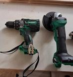 Hikoki combopack met 2x accu 5ah en lader, Doe-het-zelf en Bouw, Ophalen of Verzenden, Zo goed als nieuw, Boormachine