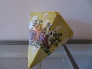 Antieke Art-Deco lampenkap met Oosterse voorstelling beschikbaar voor biedingen