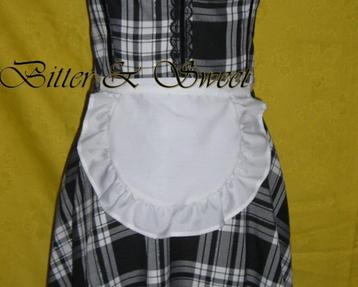 White apron – tablier costume - SS - Lolita - Maid - Hallowe