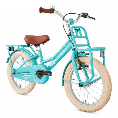 Popal Cooper kinderfiets 14 inch, Fietsen en Brommers, Fietsen | Kinderfietsjes, Gebruikt, Minder dan 16 inch, Zijwieltjes, Ophalen