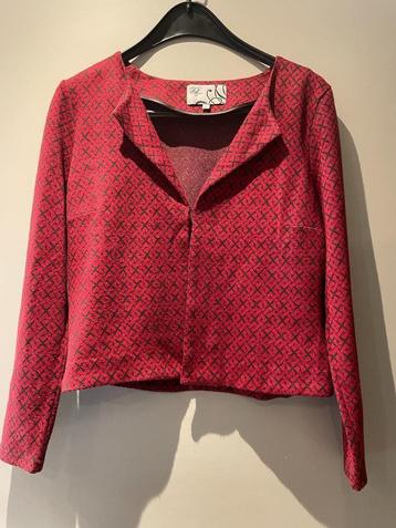 Bordeauxrood vestje E5-mode L beschikbaar voor biedingen