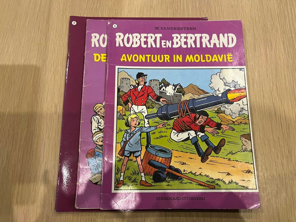 Robert en Bertrand - 17,35 en 77, Boeken, Stripverhalen, Meerdere stripboeken, Ophalen of Verzenden