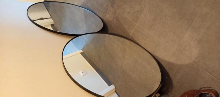 Ensemble de deux miroirs Ikéa., Maison & Meubles, Accessoires pour la Maison | Miroirs, Comme neuf, Enlèvement
