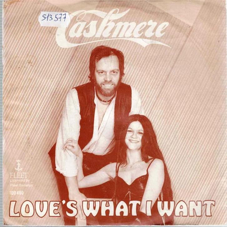 Vinyl, 7"   /   Cashmere – Love's What I Want, Cd's en Dvd's, Vinyl | Overige Vinyl, Overige formaten, Ophalen of Verzenden