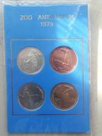 Set toegangsmunten Zoo van Antwerpen uit 1979, tot 10 person, Setje, Zilver, Ophalen of Verzenden, Overig