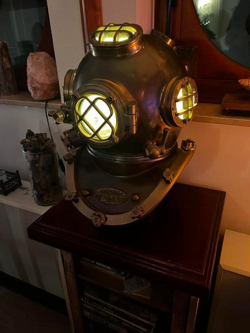 US Navy mkIV diving helmdt, Verzamelen, Militaria | Tweede Wereldoorlog, Marine, Helm of Baret, Ophalen