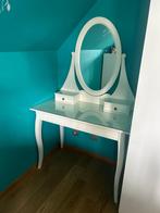 Toilettafel met spiegel, Ikea, Maison & Meubles, Armoires | Autre, Enlèvement, Utilisé