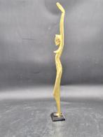 oud houten gouden beeld, jaren 70, Antiek en Kunst, Ophalen of Verzenden