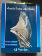 Materials Science and Engineering, Boeken, Techniek, Ophalen of Verzenden, Zo goed als nieuw