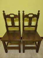 Lot de 4 chaises En Bois, Ophalen, Gebruikt, Hout, Vier