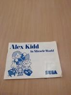Sega boekje Alex kidd in Miracle world, Consoles de jeu & Jeux vidéo, Enlèvement ou Envoi, Utilisé, Master System