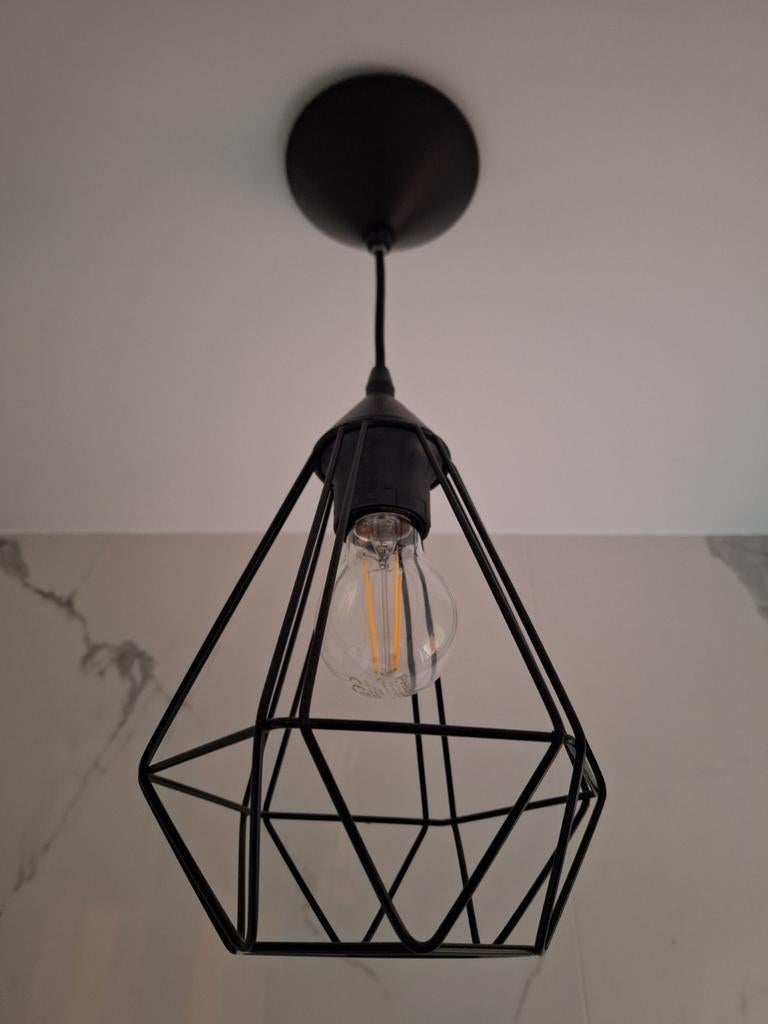 Zwarte metalen lamp, Enlèvement