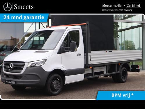 Mercedes-Benz Sprinter 519 CDI OPEN LAADBAK LED AUT., Auto's, Bestelwagens en Lichte vracht, Bedrijf, Te koop, Used 1. Bestelwagens met ervaring.