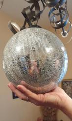 Décoration de Noël – ancienne boule en verre ronde craquelé, Enlèvement ou Envoi, Comme neuf