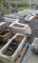 dienblad of trog in blauwe steen, plantenbak, goede keuze!!, Tuin en Terras, Ophalen, Tuin, Steen, Gebruikt