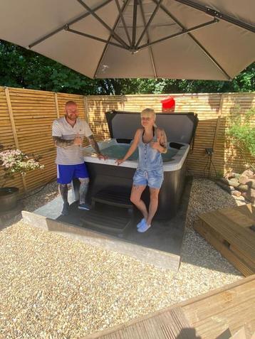 Nog 3 voorradig💦promo-45%💦4 persoons jacuzzi Korting, Tuin en Terras, Ophalen of Verzenden, Nieuw, Afdekzeil