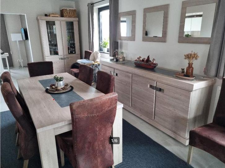 SALLE A MANGER COMPLETE, Maison & Meubles, Salles à manger complètes, Comme neuf, 6 à 8 chaises, Enlèvement