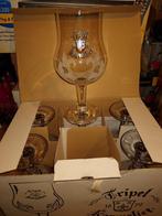 Tripel Karmeliet - 6 glazen, Verzamelen, Glas en Drinkglazen, Zo goed als nieuw, Ophalen, Bierglas