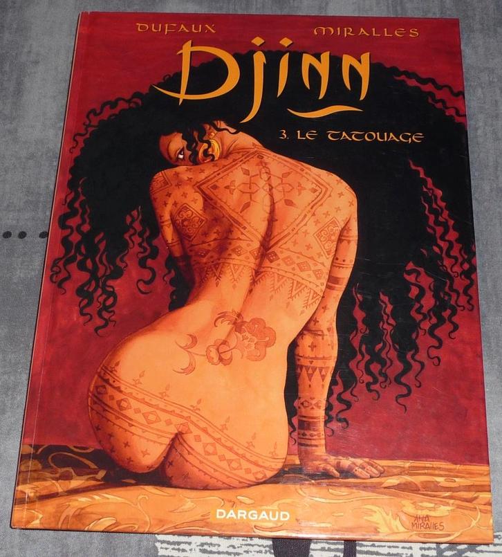 BD Djinn 3. Le tatouage - 1ère édition avec ex-libris, Livres, BD, Comme neuf, Enlèvement ou Envoi