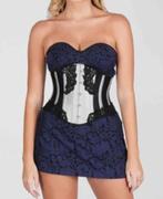 Korset corset met baleinen en kant afgewerkt nieuw one size, Kleding | Dames, Ondergoed en Lingerie, ANDERE, Verzenden, Wit, Body of Korset