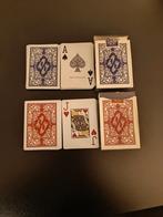 Texas hold'em poker 2 jeux de cartes 100% plastique bullets, Hobby en Vrije tijd, Gezelschapsspellen | Kaartspellen, Ophalen of Verzenden
