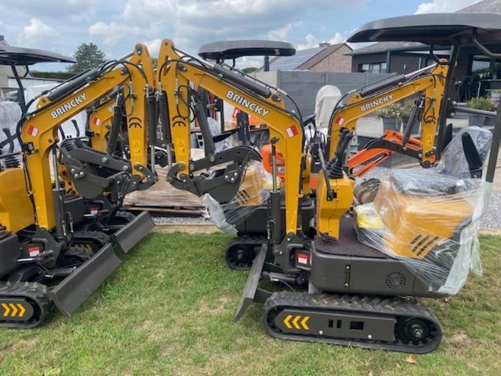 nieuwe minigraafmachine brincky me10 met gratis hydraulische, Zakelijke goederen, Machines en Bouw | Kranen en Graafmachines, Graafmachine