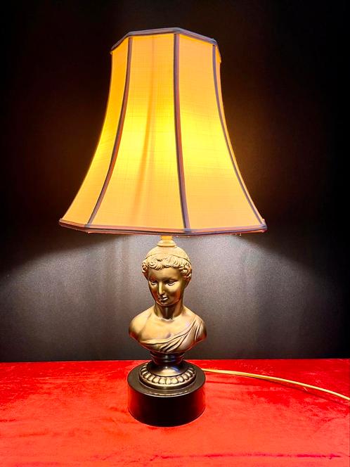 Prachtige bronzen tafellamp, Antiquités & Art, Antiquités | Éclairage, Enlèvement ou Envoi