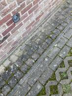 betonnen platen boordsteen 100 lopende meter, Jardin & Terrasse, 100 à 200 cm, 25 à 50 cm, Enlèvement, Béton
