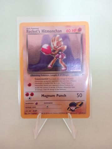 Pokemon/ Rocket's Hitmonchan #11 - Rare Holo - Swirl beschikbaar voor biedingen