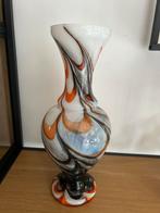 Carlo Moretti retro vintage glas/glazen vaas, Ophalen of Verzenden