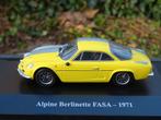 1971 Alpine-Renault A110 FASA - 1/43, Enlèvement ou Envoi, Comme neuf, Voiture