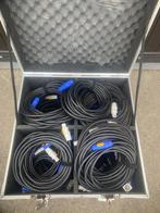 Kit de câbles Neutrik PowerCon (50 câbles + 10 prises de cou, Comme neuf, Enlèvement ou Envoi, Appareillage