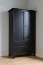 IKEA Hemnes Garderobekast Zwart🔥SPOTPRIJS🔥, Huis en Inrichting, Kasten | Kleerkasten, Ophalen, Gebruikt, 100 tot 150 cm, 150 tot 200 cm