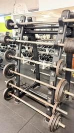 Barbell opbergrek met 10 barbells, Ophalen, Gebruikt, Overige typen