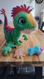 FurReal Munchin Rex interactieve dino, Kinderen en Baby's, Speelgoed | Knuffels en Pluche, Overige typen, Zo goed als nieuw, Ophalen
