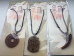 Set van 3 kettingen met hanger. Nieuw !, Ophalen, Nieuw, Steen of Mineraal, Verstelbaar