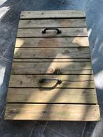 Houten zandbak met deksel 90*140 (inclusief speelzand), Kinderen en Baby's, Ophalen, Gebruikt