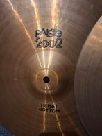 Paiste 2002 black vintage 70's, 15" hihat set voor drumstel, Muziek en Instrumenten, Ophalen of Verzenden, Zo goed als nieuw