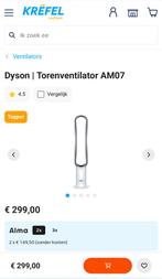 Dyson Cool Tower Fan AM07, Elektronische apparatuur, Ophalen, Nieuw, Luchtreiniger