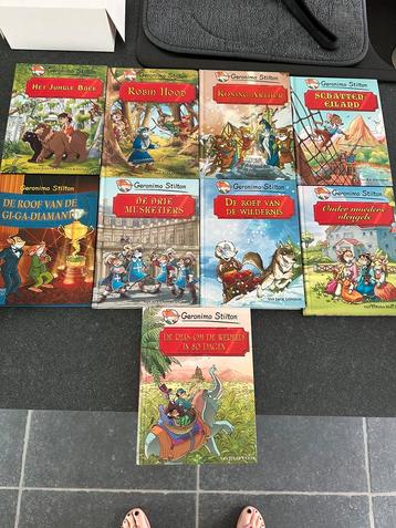 Boeken Geronimo stilton, zeer goede staat. 75€ voor alles!