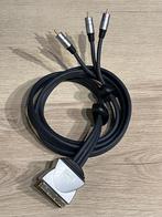 SCART naar COMPONENT Profigold 1,5 Meter 24 Karaat Goud, Audio, Tv en Foto, Audiokabels en Televisiekabels, Ophalen of Verzenden