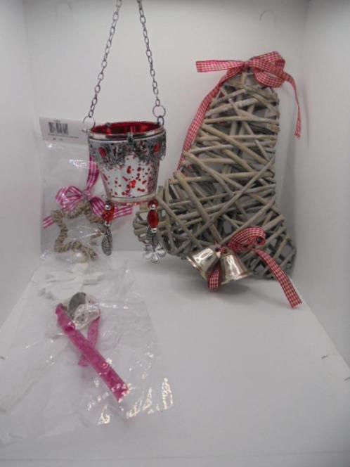KERST DECO SET 9 STUKS NR. 1 NIEUW, Diversen, Kerst, Nieuw, Ophalen of Verzenden