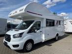 Topuitgeruste Rollerteam Kronos 279M op Ford - 48d km autom., Caravans en Kamperen, Mobilhomes, Automaat, Luifel, Alkoof, Ford