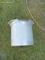 Emmer in aluminium 10 liter. Bloembak ?, Ophalen of Verzenden, Gebruikt
