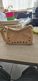 Handtas, Handtassen en Accessoires, Tassen | Schoudertassen, Overige merken, Beige, Gebruikt, Ophalen