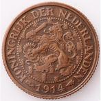 Nederland 1 cent, 1914, Ophalen of Verzenden, 1 cent, Losse munt