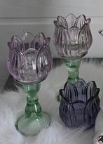 Paasdecoratie : 4 theelichten tulp, Enlèvement ou Envoi, Neuf