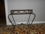 Vintage bloementafeltje smeedijzer, Antiek en Kunst, Ophalen